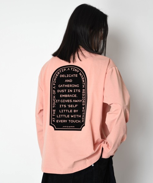 SUPERTHANKS（スーパーサンクス）の「【吸水速乾・接触冷感・抗菌防臭】バックプリントロングTシャツ[arch] Functional L/S T-shirt（Tシャツ/カットソー・メンズ・ピンク/ホワイト/ブラック/グレー・L/M/S）」の13枚目の写真
