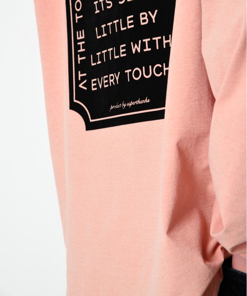 SUPERTHANKS（スーパーサンクス）の「【吸水速乾・接触冷感・抗菌防臭】バックプリントロングTシャツ[arch] Functional L/S T-shirt（Tシャツ/カットソー・メンズ・ピンク/ホワイト/ブラック/グレー・L/M/S）」の12枚目の写真