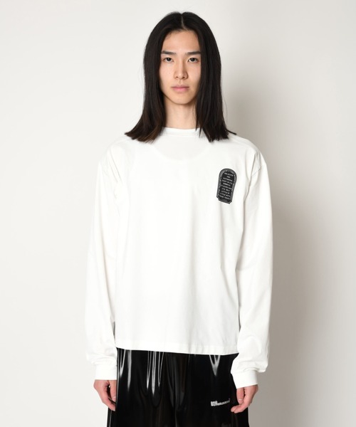 SUPERTHANKS（スーパーサンクス）の「【吸水速乾・接触冷感・抗菌防臭】バックプリントロングTシャツ[arch] Functional L/S T-shirt（Tシャツ/カットソー・メンズ・ピンク/ホワイト/ブラック/グレー・L/M/S）」の10枚目の写真