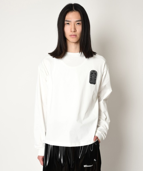 SUPERTHANKS（スーパーサンクス）の「【吸水速乾・接触冷感・抗菌防臭】バックプリントロングTシャツ[arch] Functional L/S T-shirt（Tシャツ/カットソー・メンズ・ピンク/ホワイト/ブラック/グレー・L/M/S）」の9枚目の写真
