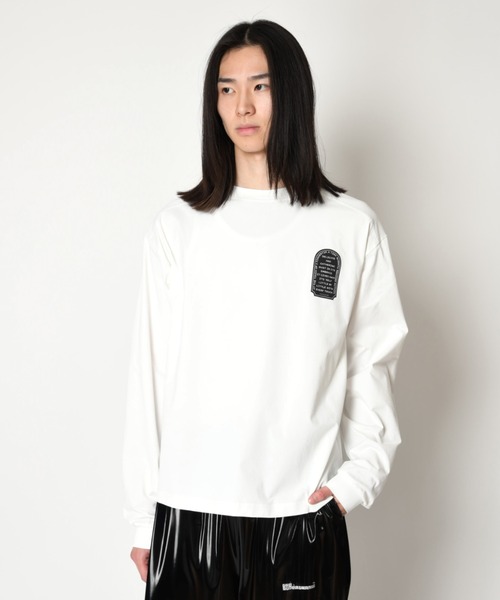 SUPERTHANKS（スーパーサンクス）の「【吸水速乾・接触冷感・抗菌防臭】バックプリントロングTシャツ[arch] Functional L/S T-shirt（Tシャツ/カットソー・メンズ・ピンク/ホワイト/ブラック/グレー・L/M/S）」の8枚目の写真