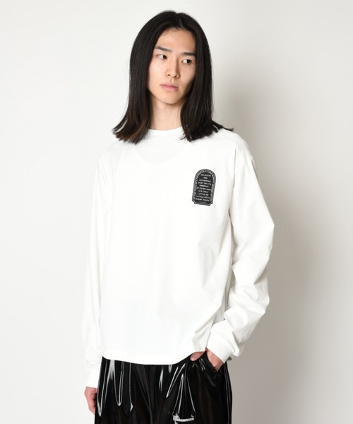 SUPERTHANKS（スーパーサンクス）の「【吸水速乾・接触冷感・抗菌防臭】バックプリントロングTシャツ[arch] Functional L/S T-shirt（Tシャツ/カットソー・メンズ・ピンク/ホワイト/ブラック/グレー・L/M/S）」の7枚目の写真