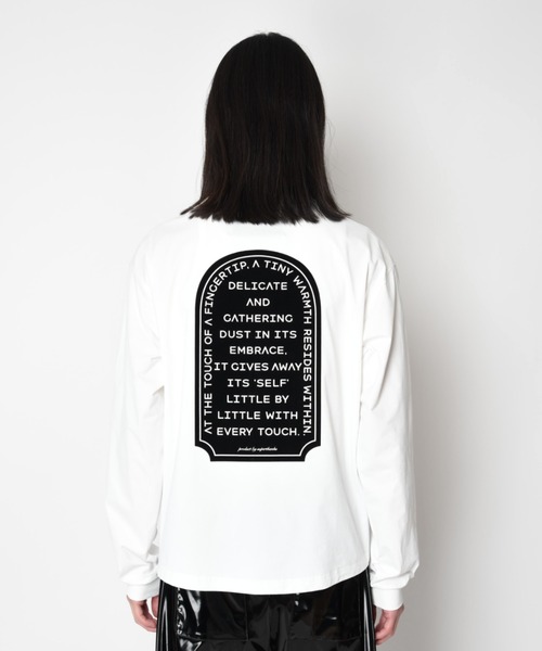 SUPERTHANKS（スーパーサンクス）の「【吸水速乾・接触冷感・抗菌防臭】バックプリントロングTシャツ[arch] Functional L/S T-shirt（Tシャツ/カットソー・メンズ・ピンク/ホワイト/ブラック/グレー・L/M/S）」の6枚目の写真