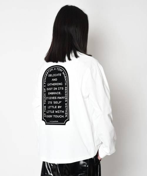 SUPERTHANKS（スーパーサンクス）の「【吸水速乾・接触冷感・抗菌防臭】バックプリントロングTシャツ[arch] Functional L/S T-shirt（Tシャツ/カットソー・メンズ・ピンク/ホワイト/ブラック/グレー・L/M/S）」の5枚目の写真