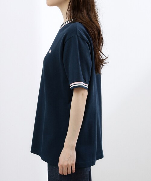 grove（グローブ）の「【Lee】SEEDSTICH TEE（Tシャツ/カットソー・レディース・オフホワイト/ネイビー・02/01）」の9枚目の写真
