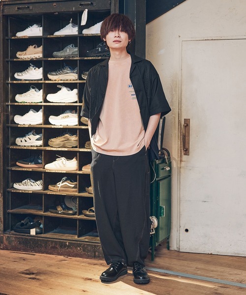 niko and...（ニコアンド）の「ステッチカーブパンツ（その他パンツ・メンズ・ブラック/ブラウン・LARGE/MEDIUM）」の3枚目の写真