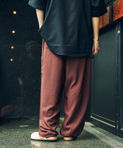 niko and...（ニコアンド）の「ステッチカーブパンツ（その他パンツ・メンズ・ブラック/ブラウン・LARGE/MEDIUM）」の16枚目の写真