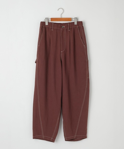 niko and...（ニコアンド）の「ステッチカーブパンツ（その他パンツ・メンズ・ブラック/ブラウン・LARGE/MEDIUM）」の18枚目の写真