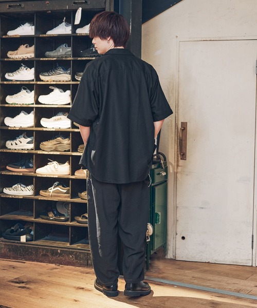 niko and...（ニコアンド）の「ステッチカーブパンツ（その他パンツ・メンズ・ブラック/ブラウン・LARGE/MEDIUM）」の5枚目の写真