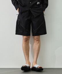 【and wander/アンドワンダー】breath rip short pants