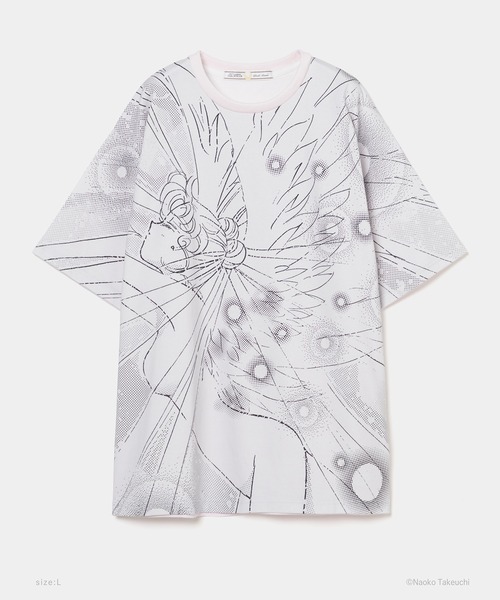 tanakadaisuke（タナカダイスケ）の「【tanakadaisuke/タナカダイスケ】Eternal Sailor Moon T-shirt　L/エターナルセーラームーンTシャツ Lサイズ（Tシャツ/カットソー・レディース・ブラック/ピンク・L）」の3枚目の写真