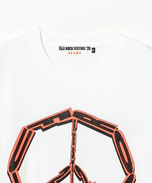 BEAMS(ビームス)の「〈MEN〉FUJI ROCK FESTIVAL'26 / EISUKE HOSHI / P2A6E TEE(Tシャツ/カットソー・メンズ・ホワイト・M/L/XL/XXL)」の2枚目の写真