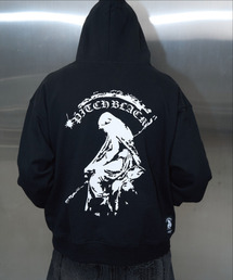 BACK PRINTING LOGO HOODIE (BLACK)
