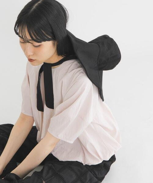 KBF(ケイビーエフ)の「ワイドブリムHAT(ハット・レディース・ブラック/アイボリー・ONE)」の15枚目の写真