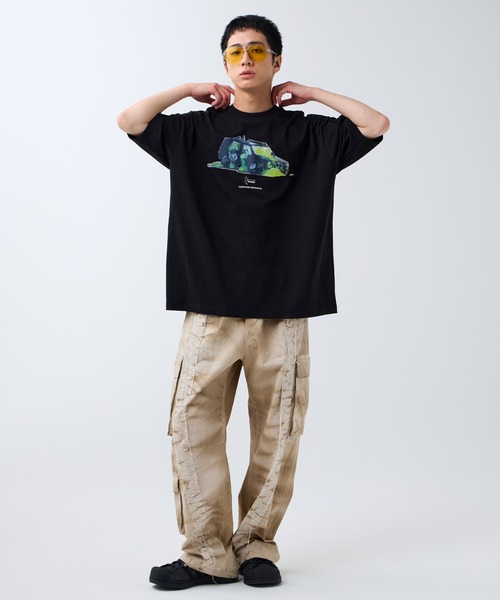 DAWNCE（ダウンス）の「［DAWNCE×TOMOTERU NISHIMURA］Too Much LoveペインティングTシャツ（Tシャツ/カットソー・メンズ・オフホワイト/ブラック・M/L）」の17枚目の写真