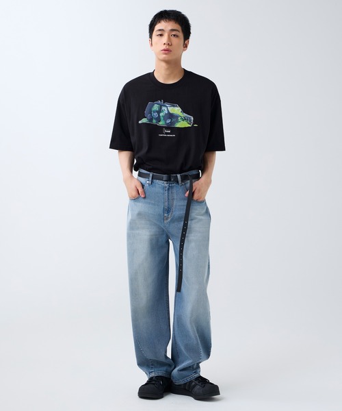 DAWNCE（ダウンス）の「［DAWNCE×TOMOTERU NISHIMURA］Too Much LoveペインティングTシャツ（Tシャツ/カットソー・メンズ・オフホワイト/ブラック・M/L）」の21枚目の写真