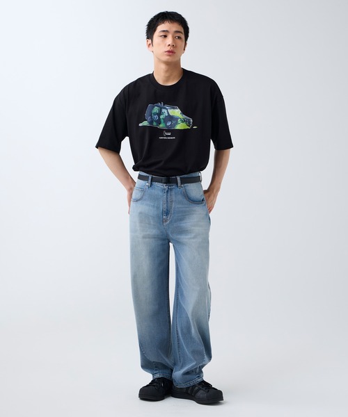 DAWNCE（ダウンス）の「［DAWNCE×TOMOTERU NISHIMURA］Too Much LoveペインティングTシャツ（Tシャツ/カットソー・メンズ・オフホワイト/ブラック・M/L）」の20枚目の写真