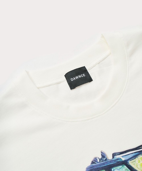 DAWNCE（ダウンス）の「［DAWNCE×TOMOTERU NISHIMURA］Too Much LoveペインティングTシャツ（Tシャツ/カットソー・メンズ・オフホワイト/ブラック・M/L）」の9枚目の写真