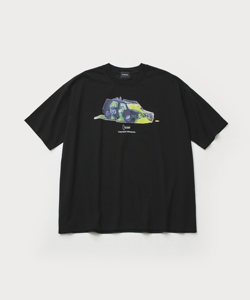 DAWNCE（ダウンス）の「［DAWNCE×TOMOTERU NISHIMURA］Too Much LoveペインティングTシャツ（Tシャツ/カットソー・メンズ・オフホワイト/ブラック・M/L）」の7枚目の写真