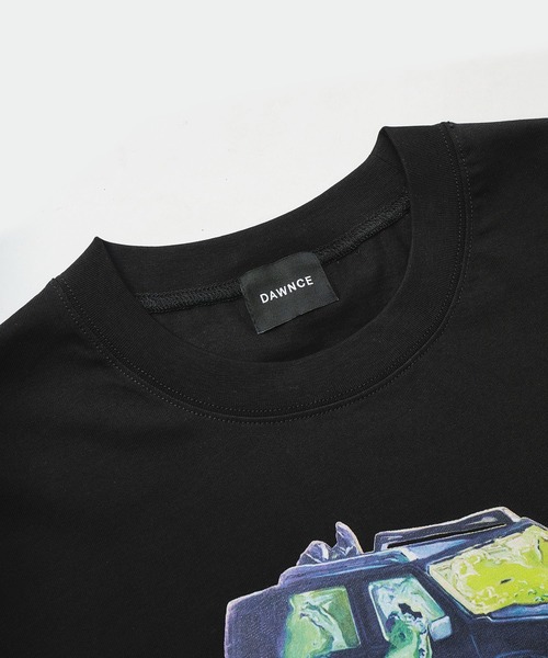 DAWNCE（ダウンス）の「［DAWNCE×TOMOTERU NISHIMURA］Too Much LoveペインティングTシャツ（Tシャツ/カットソー・メンズ・オフホワイト/ブラック・M/L）」の5枚目の写真