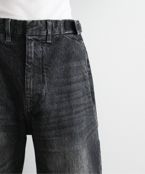 KAIKO(カイコー)の「KAIKO The denim wide fit vintage(デニムパンツ・メンズ・ブラック・1)」の5枚目の写真