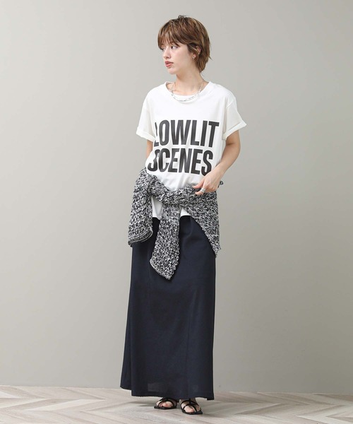The rejoice(ザ リジョイス)の「LOWLIT_Tシャツ(Tシャツ/カットソー・レディース・ブラック/オフホワイト・FREE)」の10枚目の写真
