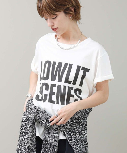 The rejoice(ザ リジョイス)の「LOWLIT_Tシャツ(Tシャツ/カットソー・レディース・ブラック/オフホワイト・FREE)」の14枚目の写真