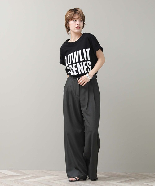The rejoice(ザ リジョイス)の「LOWLIT_Tシャツ(Tシャツ/カットソー・レディース・ブラック/オフホワイト・FREE)」の17枚目の写真