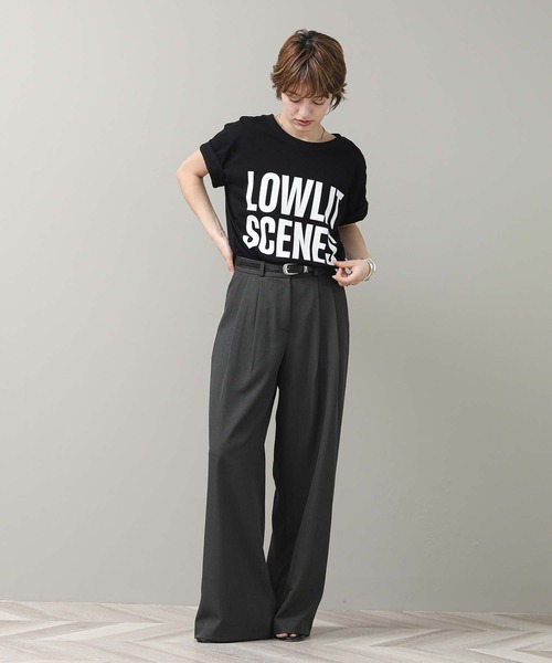 The rejoice(ザ リジョイス)の「LOWLIT_Tシャツ(Tシャツ/カットソー・レディース・ブラック/オフホワイト・FREE)」の20枚目の写真