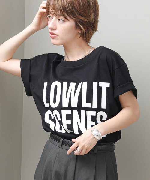 The rejoice(ザ リジョイス)の「LOWLIT_Tシャツ(Tシャツ/カットソー・レディース・ブラック/オフホワイト・FREE)」の22枚目の写真