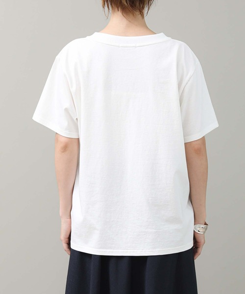 The rejoice(ザ リジョイス)の「LOWLIT_Tシャツ(Tシャツ/カットソー・レディース・ブラック/オフホワイト・FREE)」の4枚目の写真