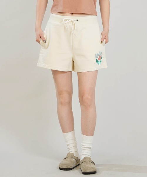 RVCA(ルーカ)の「RVCA/ルーカ レディース ショーツ スウェットショーツ 花柄 BG04C224(その他パンツ・レディース・グレー/ホワイト/ブラック・S/M)」の4枚目の写真