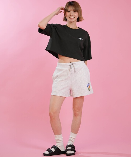 RVCA(ルーカ)の「RVCA/ルーカ レディース ショーツ スウェットショーツ 花柄 BG04C224(その他パンツ・レディース・グレー/ホワイト/ブラック・S/M)」の18枚目の写真