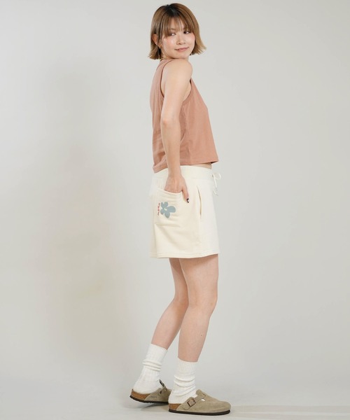RVCA(ルーカ)の「RVCA/ルーカ レディース ショーツ スウェットショーツ 花柄 BG04C224(その他パンツ・レディース・グレー/ホワイト/ブラック・S/M)」の9枚目の写真