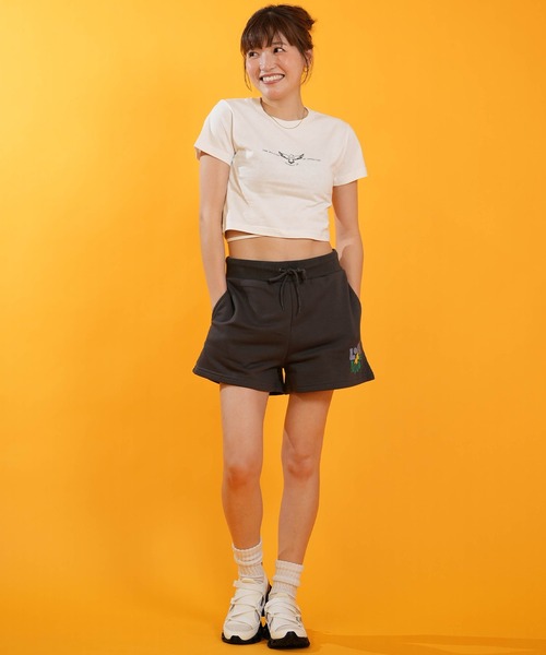 RVCA(ルーカ)の「RVCA/ルーカ レディース ショーツ スウェットショーツ 花柄 BG04C224(その他パンツ・レディース・グレー/ホワイト/ブラック・S/M)」の12枚目の写真