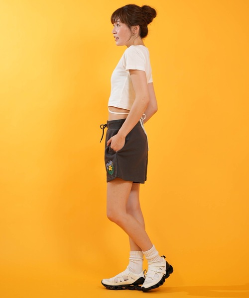 RVCA(ルーカ)の「RVCA/ルーカ レディース ショーツ スウェットショーツ 花柄 BG04C224(その他パンツ・レディース・グレー/ホワイト/ブラック・S/M)」の14枚目の写真