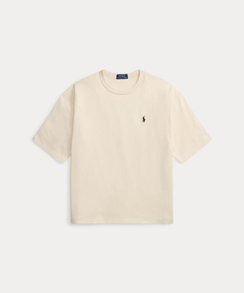 POLO RALPH LAUREN(ポロ ラルフ ローレン)の「リラックス フィット ロゴ ジャージー Tシャツ(Tシャツ/カットソー・メンズ・ナチュラル・L/M/S/XL/XS/XXL)」の2枚目の写真