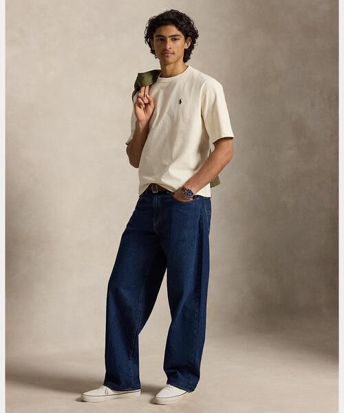 POLO RALPH LAUREN(ポロ ラルフ ローレン)の「リラックス フィット ロゴ ジャージー Tシャツ(Tシャツ/カットソー・メンズ・ナチュラル・L/M/S/XL/XS/XXL)」の3枚目の写真
