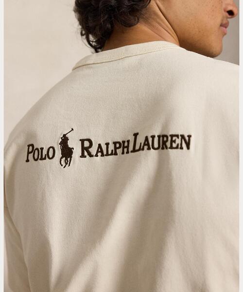 POLO RALPH LAUREN(ポロ ラルフ ローレン)の「リラックス フィット ロゴ ジャージー Tシャツ(Tシャツ/カットソー・メンズ・ナチュラル・L/M/S/XL/XS/XXL)」の5枚目の写真