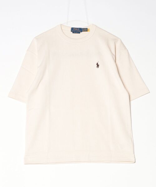 POLO RALPH LAUREN(ポロ ラルフ ローレン)の「リラックス フィット ロゴ ジャージー Tシャツ(Tシャツ/カットソー・メンズ・ナチュラル・L/M/S/XL/XS/XXL)」の7枚目の写真