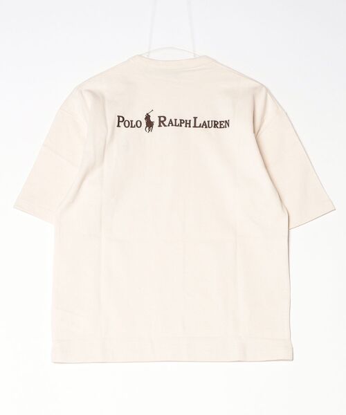 POLO RALPH LAUREN(ポロ ラルフ ローレン)の「リラックス フィット ロゴ ジャージー Tシャツ(Tシャツ/カットソー・メンズ・ナチュラル・L/M/S/XL/XS/XXL)」の8枚目の写真