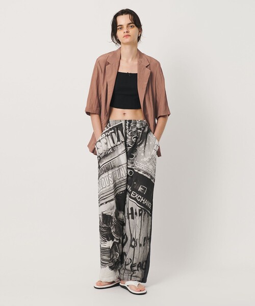 H BEAUTY&YOUTH UNITED ARROWS(エイチビューティーアンドユースユナイテッドアローズ)の「<H>ハーフスリーブ ジャケット(テーラードジャケット・レディース・ブラウン系/ブラック・S/M)」の7枚目の写真