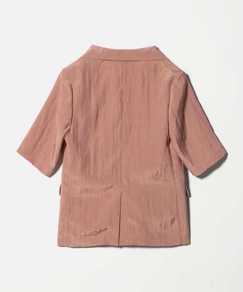 H BEAUTY&YOUTH UNITED ARROWS(エイチビューティーアンドユースユナイテッドアローズ)の「<H>ハーフスリーブ ジャケット(テーラードジャケット・レディース・ブラウン系/ブラック・S/M)」の9枚目の写真
