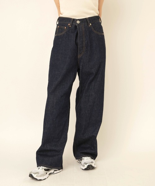 RNA-N(アールエヌエーエヌ)の「R4369 DENIM WIDE PANTS(デニムパンツ・レディース・ワンウォッシュ・MEDIUM)」の2枚目の写真