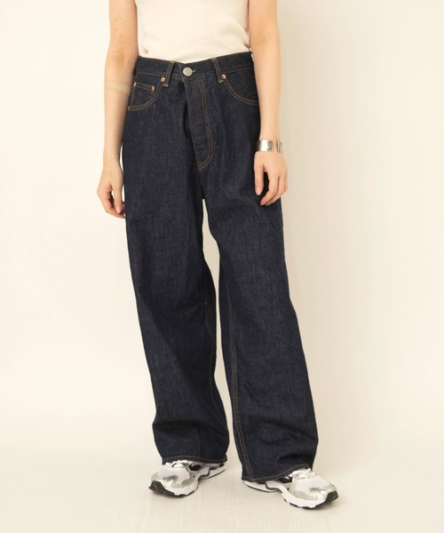 RNA-N(アールエヌエーエヌ)の「R4369 DENIM WIDE PANTS(デニムパンツ・レディース・ワンウォッシュ・MEDIUM)」の3枚目の写真