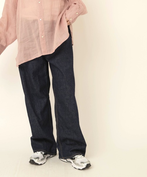 RNA-N(アールエヌエーエヌ)の「R4369 DENIM WIDE PANTS(デニムパンツ・レディース・ワンウォッシュ・MEDIUM)」の8枚目の写真