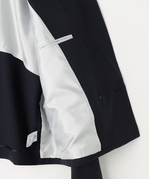 COMME CA Wardrobe(コムサワードローブ)の「〔 +サイズ 〕 【セットアップ対応】パウダープレーンストレッチ ショートダブルジャケット(セットアップ・レディース・ネイビー/ブラウン・13号/15号)」の17枚目の写真