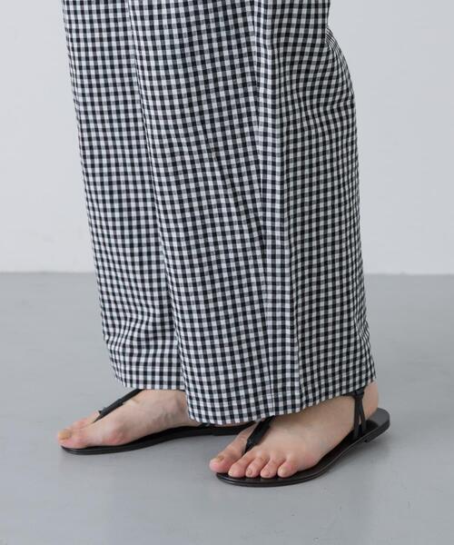 かぐれ（カグレ）の「ウェザーワッシャーワイドパンツ（その他パンツ・レディース・ストライプ/チェック・FREE）」の18枚目の写真