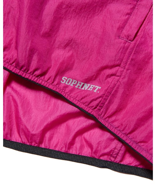 SOPHNET.(ソフネット)の「RIPSTOP PACKABLE HOODED BLOUSON(ブルゾン・メンズ・ネイビー/ブラック/ピンク/オレンジ・2/3/1/4/5)」の9枚目の写真