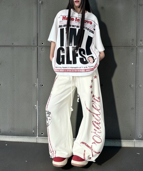 mushwear(マッシュウェア)の「スタッズネックワッフルTシャツ(Tシャツ/カットソー・メンズ・ブラック/ホワイト・X-LARGE/MEDIUM/LARGE)」の7枚目の写真